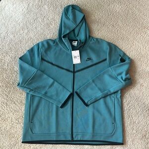 Men’s Nike Sportswear Tech Fleece Full-Zip Hoodie Mineral Teal XXL